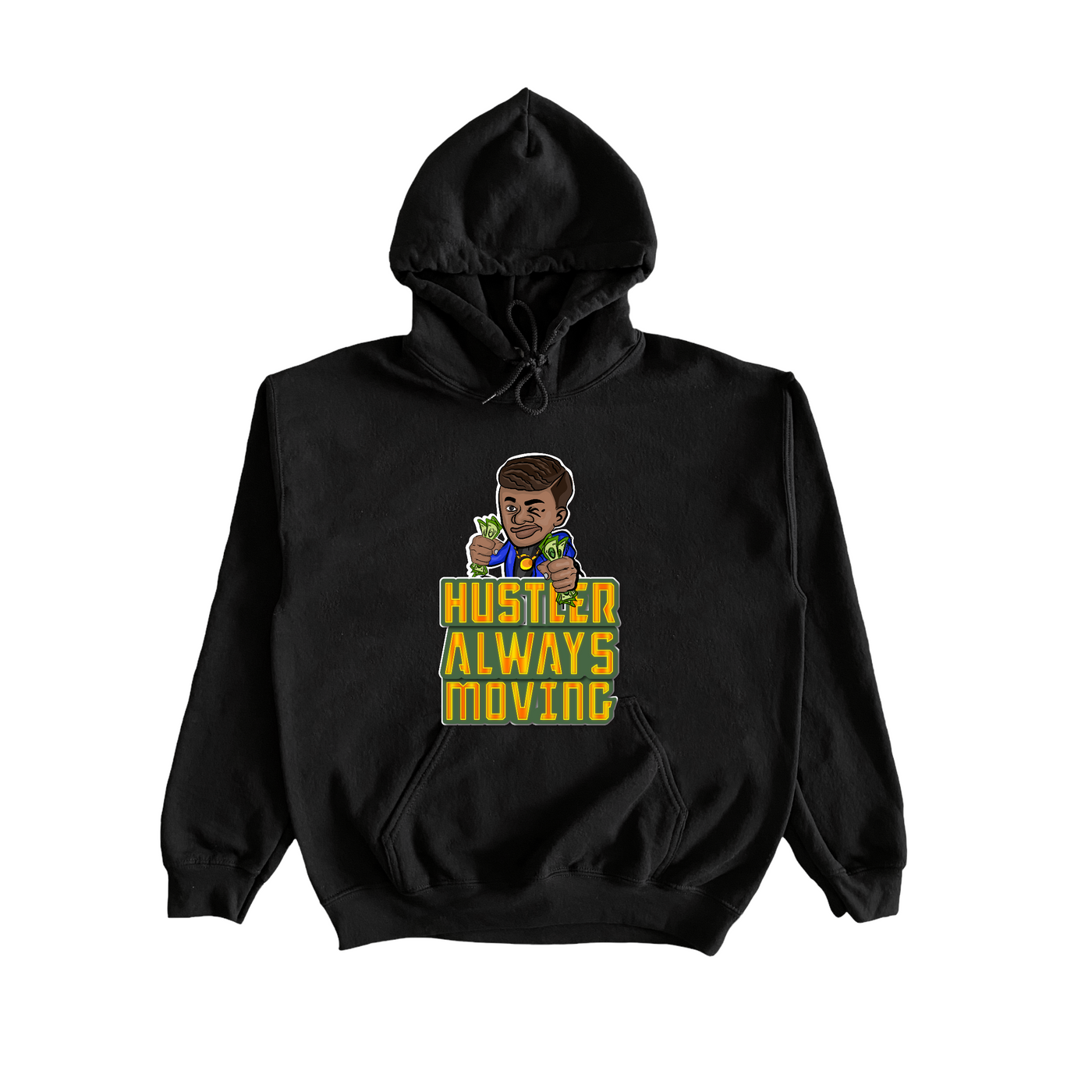 Hustlers Always Moving ( Money Man) T-shirt