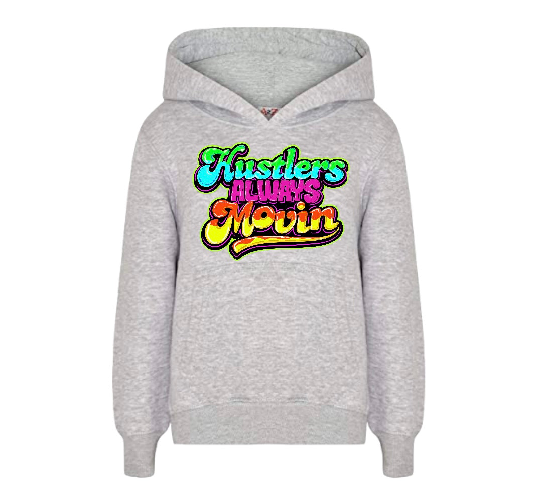 Graphic Hustler Always Movin Hoodie